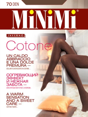 Колготки женские классические MiNiMi COTONE 70 Колготки