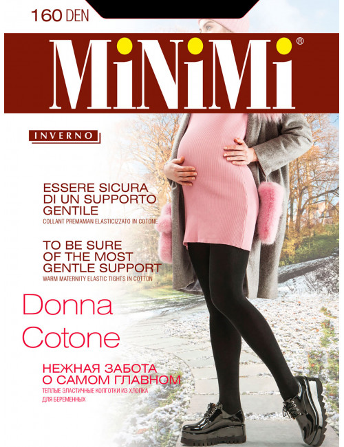 Колготки женские классические MiNiMi Donna Cotone 160
