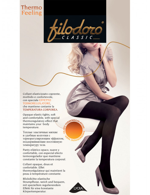 Колготки женские классические Filodoro Classic THERMO FEELING 100
