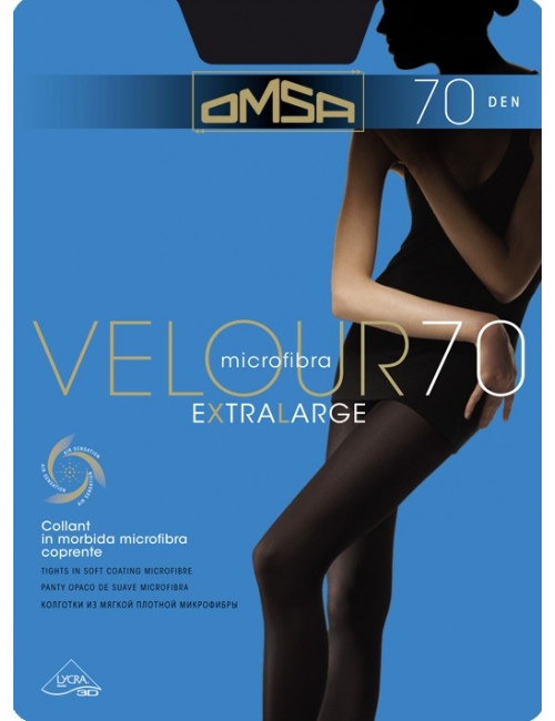 Колготки женские классические Omsa Velour 70 XL