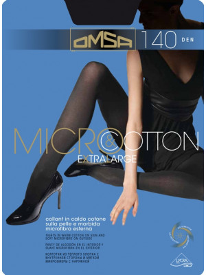 Колготки женские классические Omsa Micro&Cotton XL