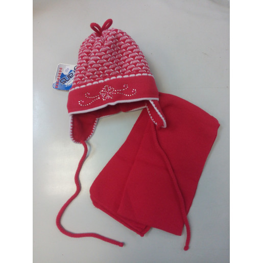 Комплект детский (шапка+шарф) Еврокап gra491